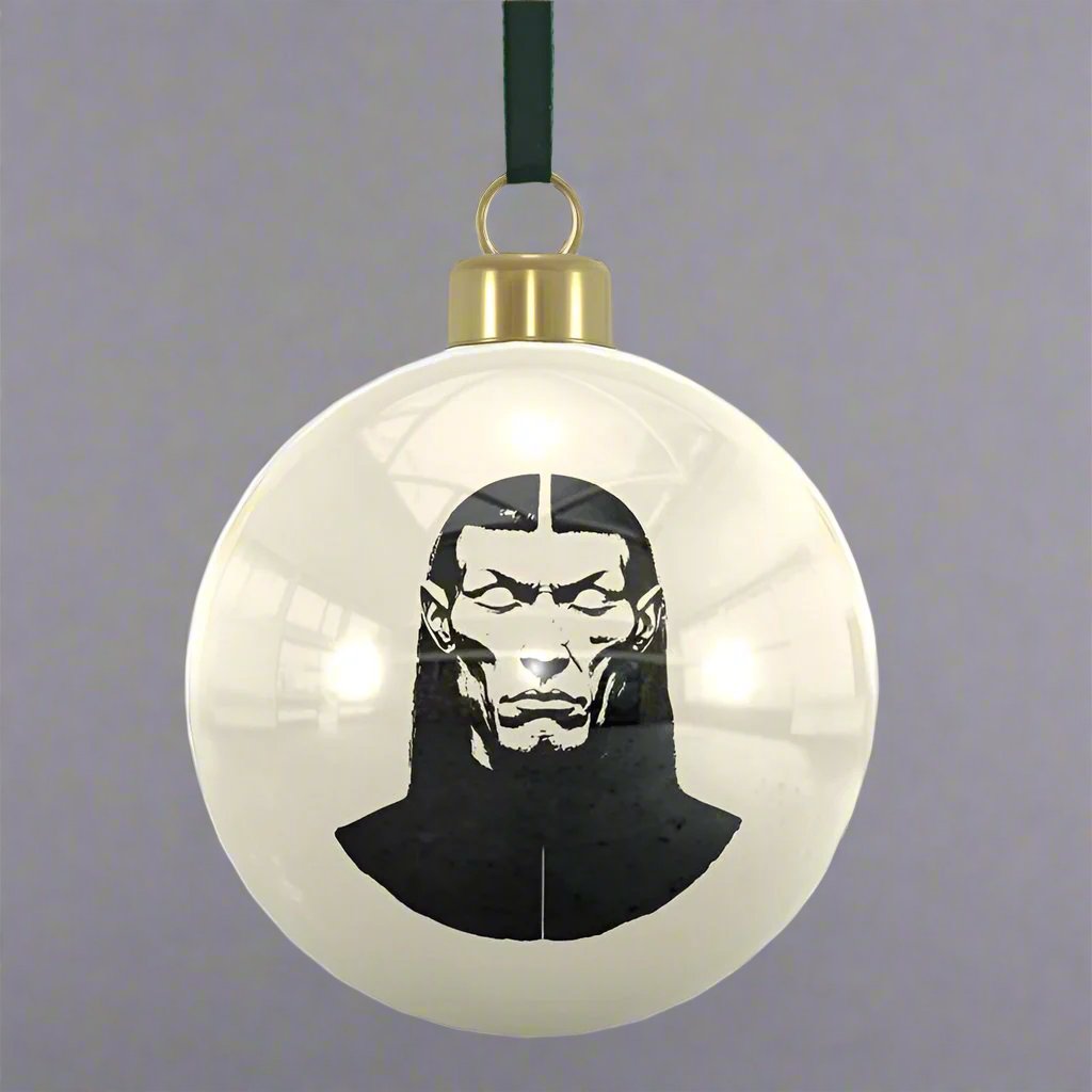 Brothers John, Paul & Ringo Set - Handcrafted Luxury Bone China Christmas Baubles