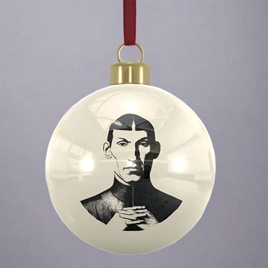 Brother Ringo - Handcrafted Luxury Bone China Christmas Bauble