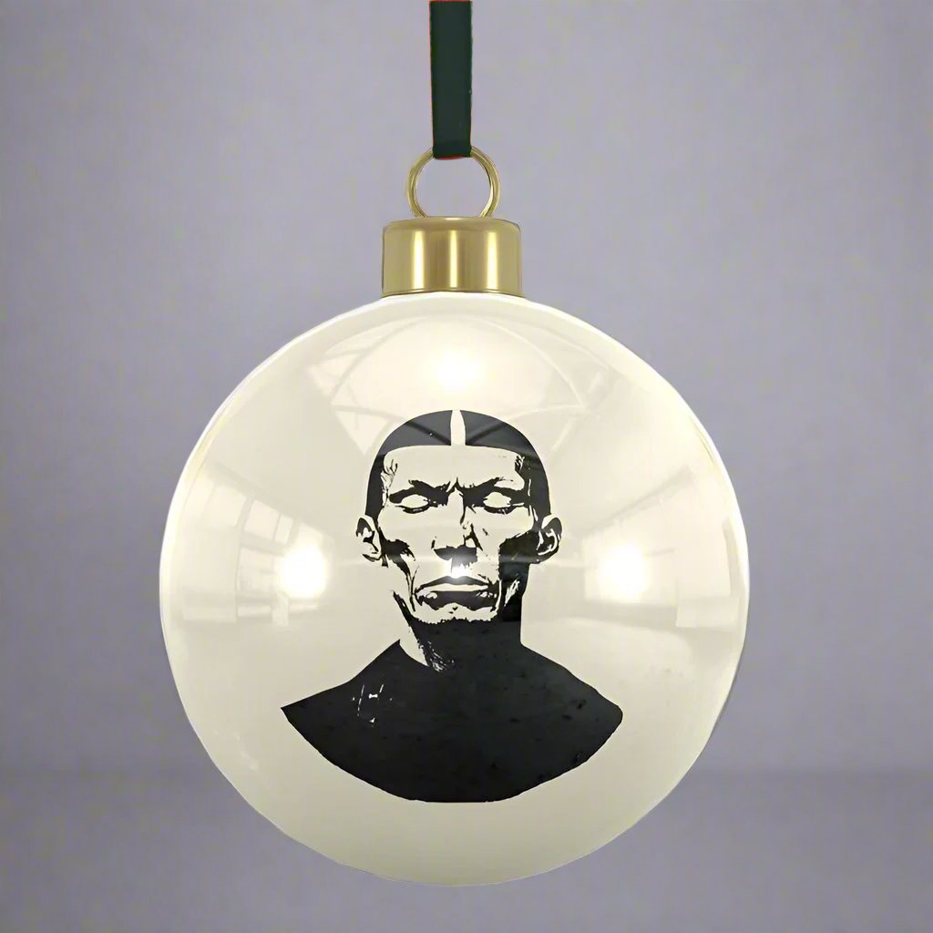 Brothers John, Paul & Ringo Set - Handcrafted Luxury Bone China Christmas Baubles