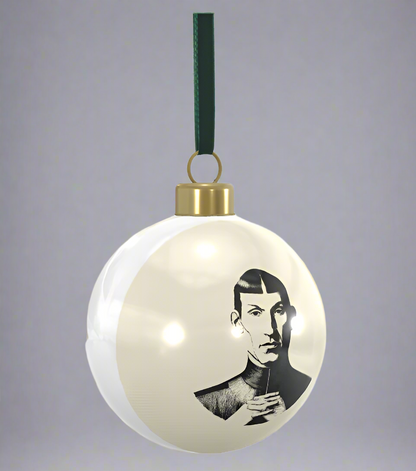 Brothers John, Paul & Ringo Set - Handcrafted Luxury Bone China Christmas Baubles